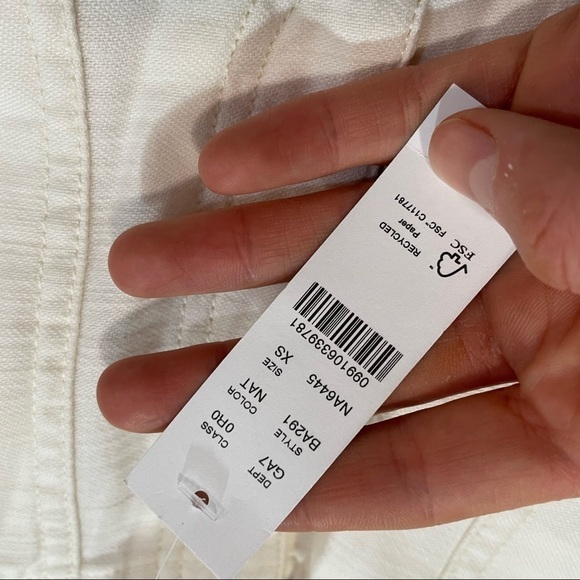 J crew tie waist camp pants natural - Picture 4 of 6